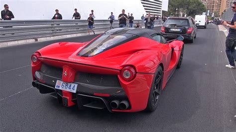 Ferrari Laferrari Amazing Accelerations In Monaco Youtube