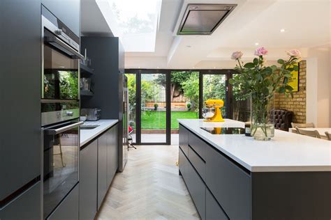 Perfect Contemporary Kitchen Extension Ideas Cabinets Under Island