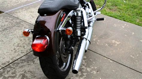 2011 Harley Davidson Dyna Super Glide Custom In Dark Candy And Light