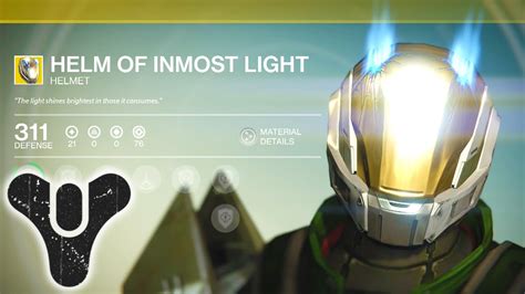 Destiny Helm Of Inmost Light Exotic Helmet For Titans
