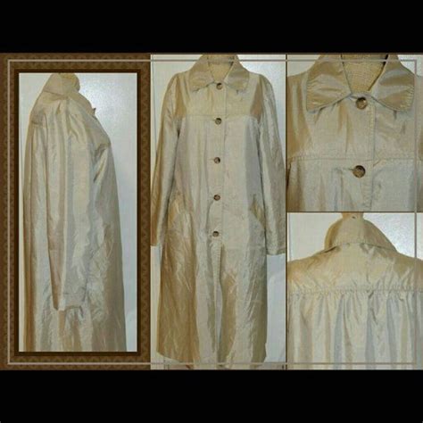 vintage 80s rainy daze trench rain coat womens sz 12 medium etsy