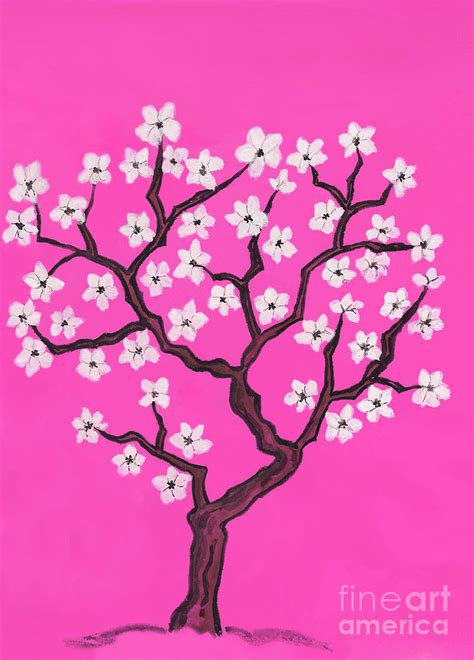 Spring Tree In Blossom Painting Painting By Irina Afonskaya