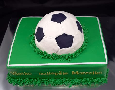 Futbalová Torta S Loptou Torta Pre Marcelka