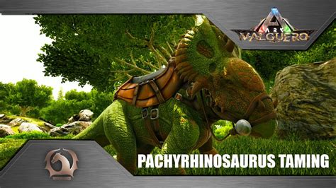 Ark Survival Evolved Pachyrhinosaurus Taming And Abilities Youtube