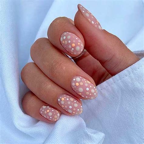 Pretty Polka Dot Simple Nail Designs Of 2020 Cute Manicure