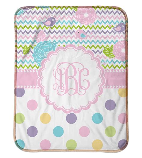 Soft fleece blanket made in usa. Girly Girl Sherpa Baby Blanket 30" x 40" (Personalized ...