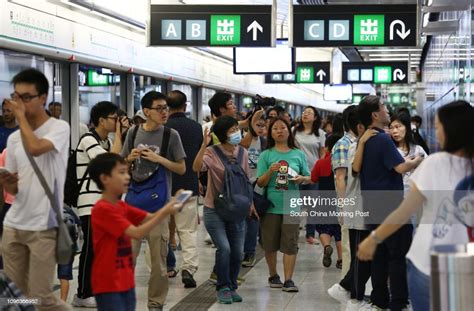 Visitors Tour In Whampoa Station On The Mtr Whampoa Station Open Day