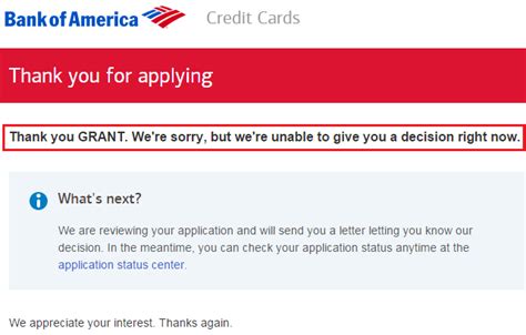 To check credit card application status offline leave a missed call on 9289222032. Strange Approval for Bank of America Alaska Airlines Credit Card (Credit Lines Lowered/Moved)