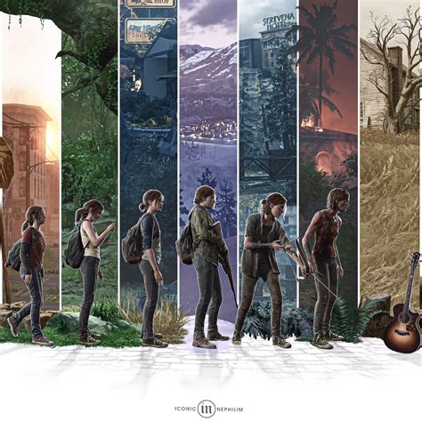 The Last Of Us Part Ii Fan Art Captures The Evolution Of Ellie