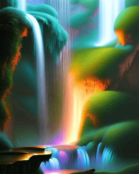 Magic Waterfall · Creative Fabrica