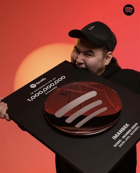 Imanbek Wins Spotify Award For One Billion Streams Of His “roses” Dance