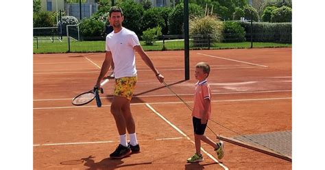 Novak Djokovic Et Son Fils Stefan Juin 2020 Purepeople