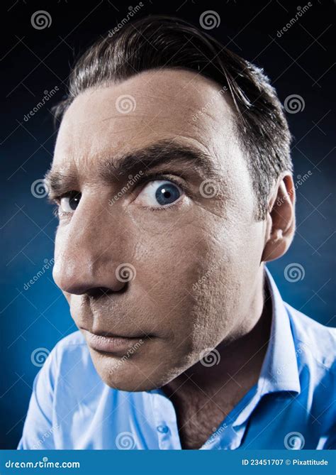 Man Portrait Suspicious Stock Image Image Of Hesitation 23451707