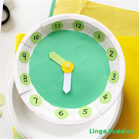 Diy Paper Plate Clock Craft For Kids Learning How To Tell 53 Off