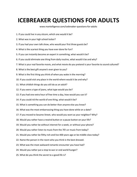 133 Funny Ice Breaker Questions For Social Work Dating Funny Questions Fun Questions To