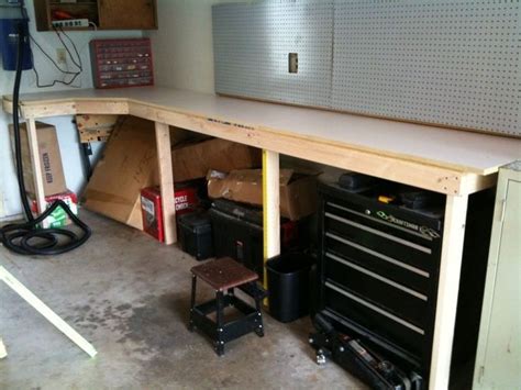 Cheap And Easy Garage Workbench Garage Workbench Workbenches Diy