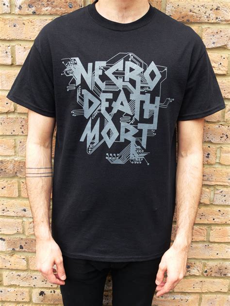 Discover these logo design ideas from the world's most popular brands. Square logo t-shirt design (black/grey) | Necro Deathmort
