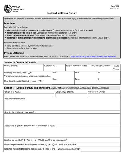 2021 2024 Form Tx Dfps 7239 Fill Online Printable Fillable Blank