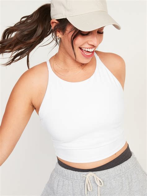 Light Support Powersoft Longline Sports Bra For Women Old Navy