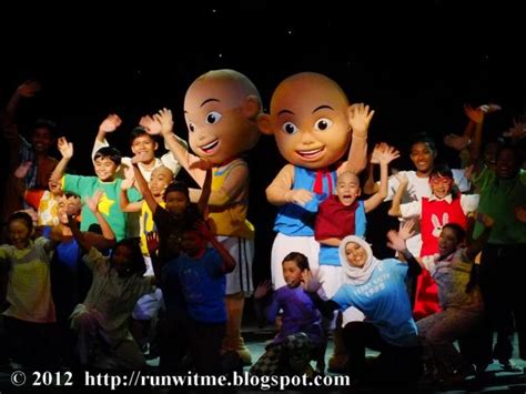 Running With Passion Celebrunner Upin And Ipin The Musical Istana