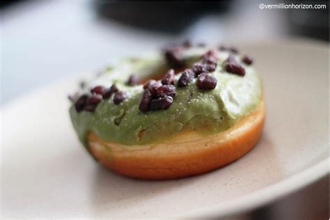 Matcha And Red Bean Donut At Heart Bread Antique Shanghai China Red