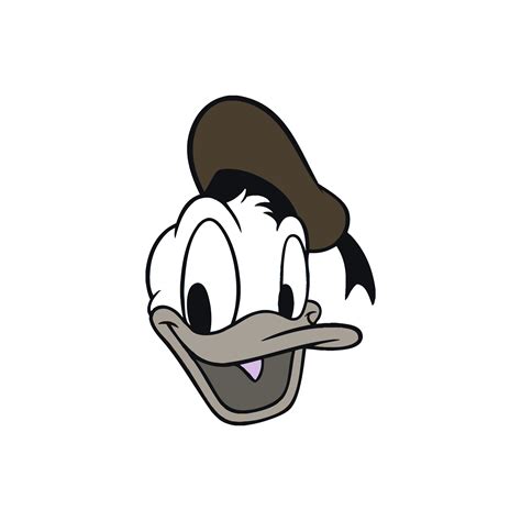 Donald Duck 10 Head Face Happy Smiling Disney Digital Etsy