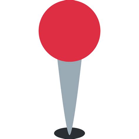 Round Pushpin Emoji Clipart Free Download Transparent Png Creazilla