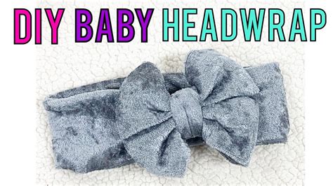 With this oversized bow diy baby headband atop your baby's head, the cute factor will be almost budget friendly and easy to make, it's fitting that this headwrap is a bow because it's definitely a gift. DIY BABY HEADWRAP | BABY HEADBAND WITH BIG BOW - YouTube