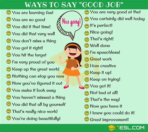Good Job Synonym 99 Ways To Say GOOD JOB In English