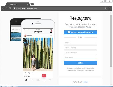 Cara Mudah Daftar Atau Membuat Akun Instagram Di Hp Android Blackberry Iphone Dan Komputer Pc