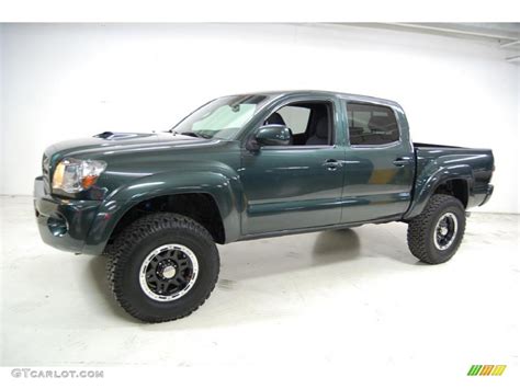 Timberland Green Mica 2009 Toyota Tacoma V6 Prerunner Trd Sport Double