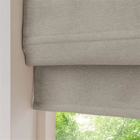 Artdix Roman Shades Blackout Window Shades Linen Grey