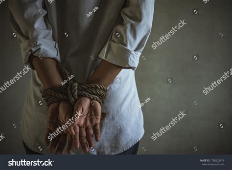 Women Hands Tied Behind Back Images Stock Photos Vectors Shutterstock