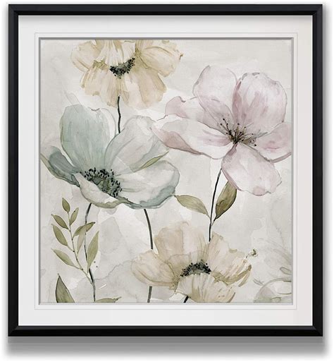 Amazon Com Renditions Gallery Garden Grays Detail I Flower Art Landscape Pictures Contemporary
