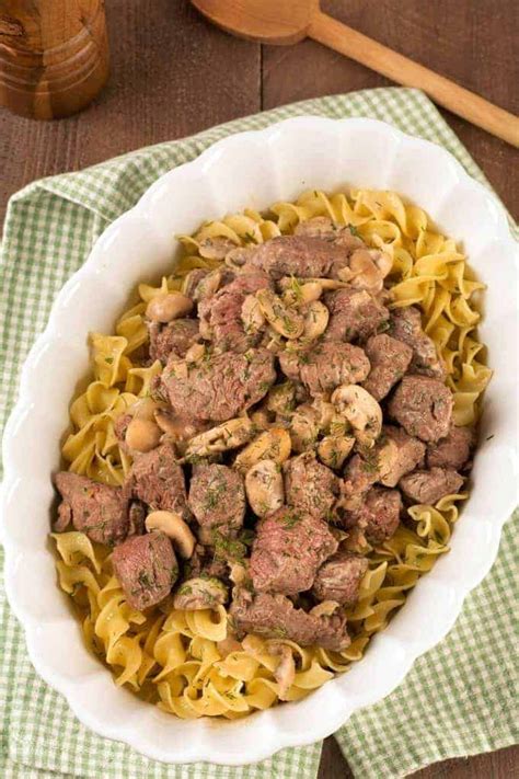 However, the original beef stroganoff goes back to the 1871 recipe, which used steak. Beef Stroganoff | MyGourmetConnection