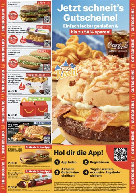 Für burger king gibt es aktuell gutscheine, die bis zum 11. Mcdonald Gutschein Maerz 2021 Drucken - McDonald's ...