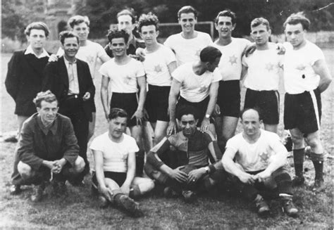 Auschwitz Survivors Originally From Sighet Gather For A Soccer Game