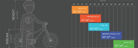 CLEARY BIKES SUGGESTED SIZE CHART - Kids Bikes Canada