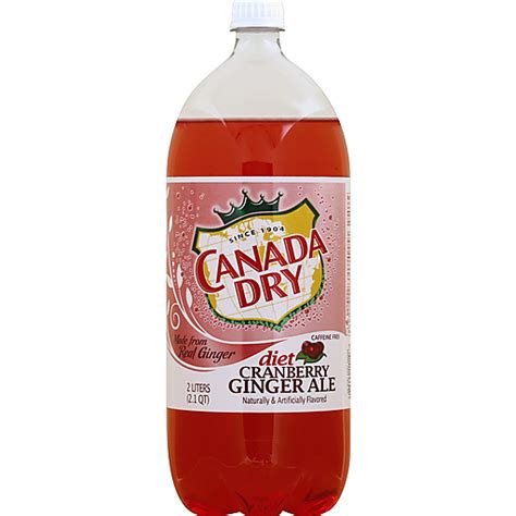 Diet Canada Dry Cranberry Ginger Ale 2 L Bottle Ginger Ale Leevers