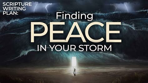 Finding Peace In Your Storm Love Worth Finding Ministries