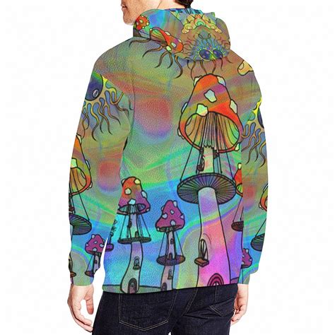 psychedelic magic mushrooms hoodie limited edition etsy uk