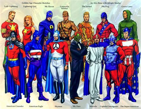 Alex Ross S Designs For The Public Domain Heroes Comic Book