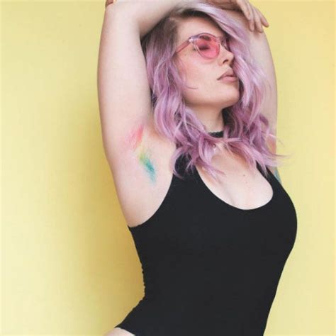 Pin By Queen Lil Unicorn On Makeup Dyed Armpit Hair Women Body Hair