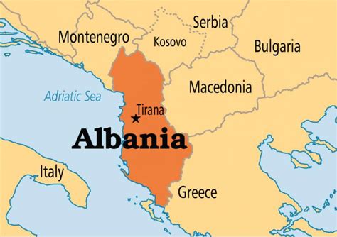 Delegation der deutschen wirtschaft in nordmazedonien ihr partner für erfolgreiche geschäfte! Albanien Karte - Landkarte Albanien (Europa Süd - Europa)