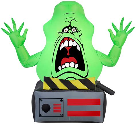 Buy Gemmy Airblown Slimer Ghost On Ghost Trap Ghostbusters 35 Ft