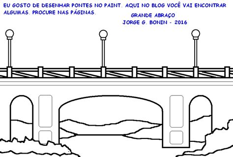 Arte No Paint Desenhando Pontes No Paint