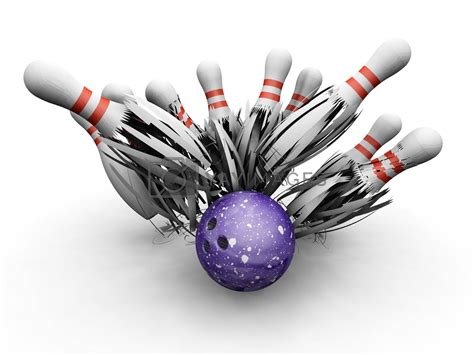 bowling ball smashing into pins by kjpargeter vectors and illustrations free download yayimages