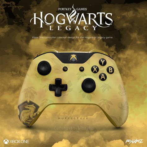 Xbox One Controller Hogwarts Legacy Hufflepuff By Itxrydaz On Deviantart