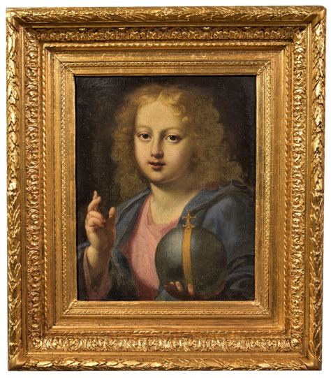 The newly attributed leonardo da vinci painting. Le "Salvator Mundi" de Carlo Maratta, Italie XVIIè siècle ...