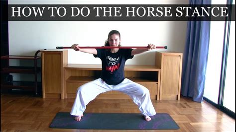 How To Do The Horse Stance Annun Sogi Tkd Tutorial 🥋 Youtube